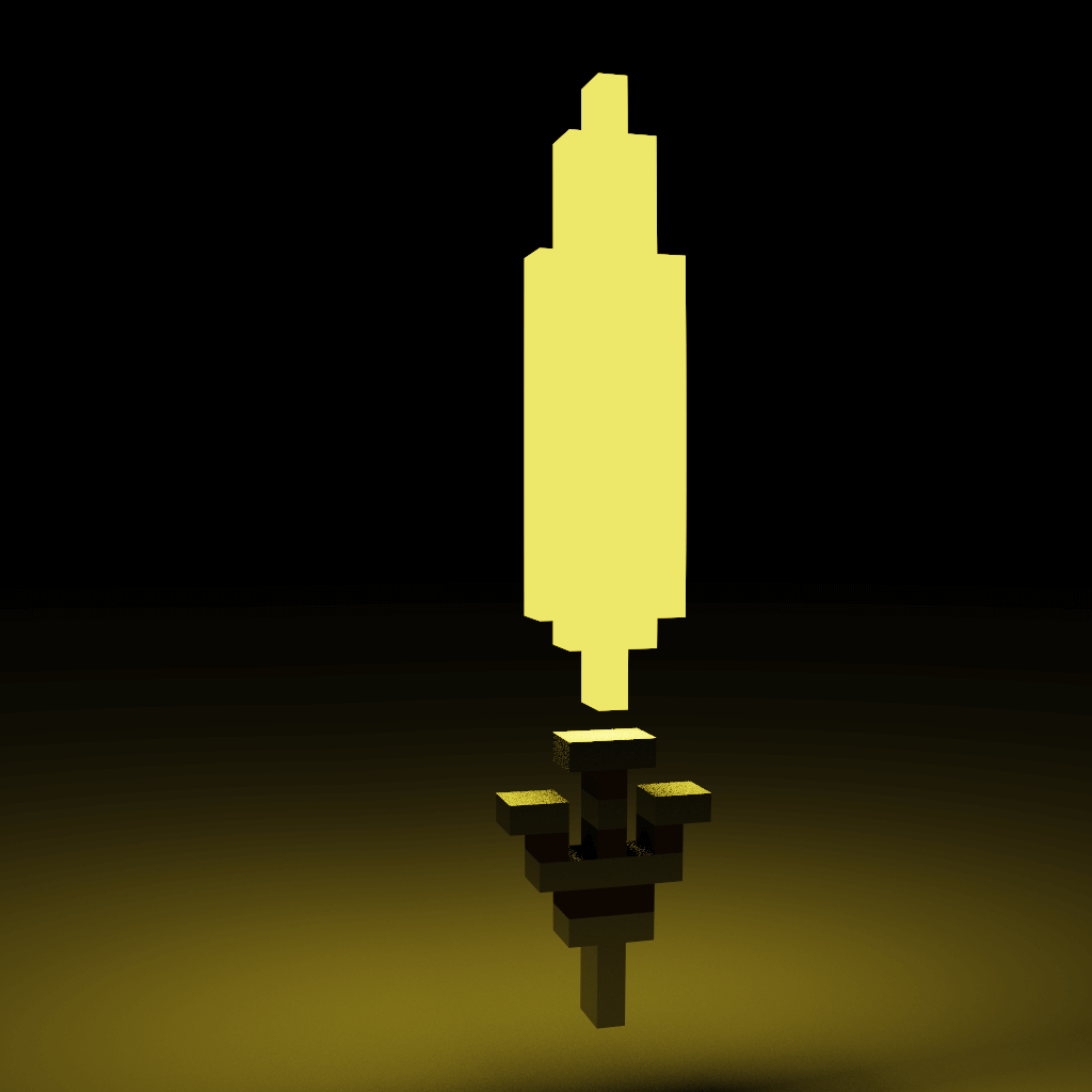 Voxel model of a Sunblade